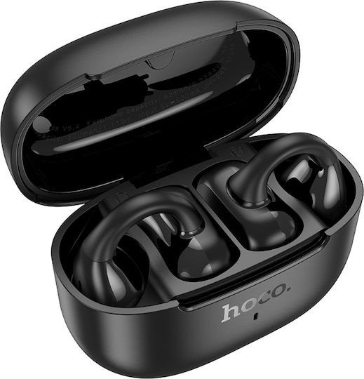 Hoco EA9 Open Ear Bluetooth Handsfree Earphones with Charging Case Black