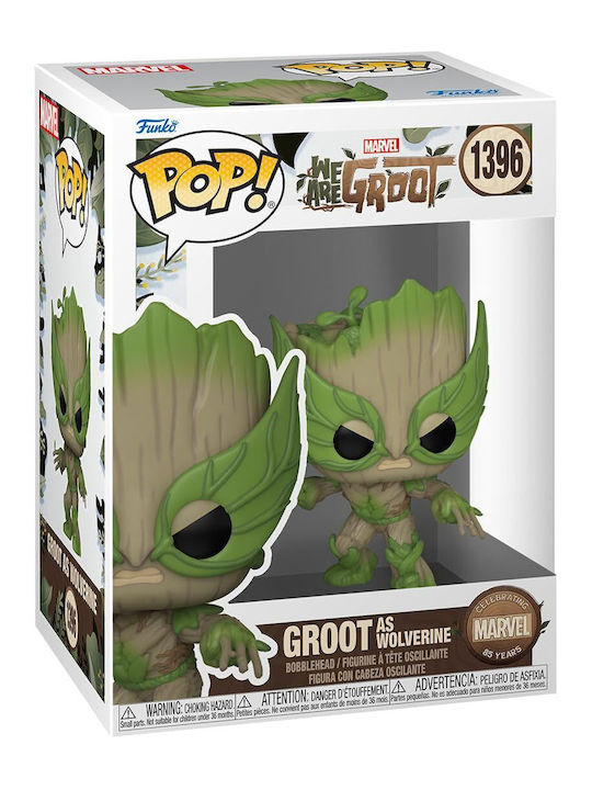 Funko Pop! Marvel: Groot as Wolverine Bobble-Head