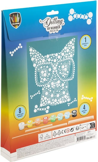 Creative Set Paint By Numbers Dotting By Number Puppy