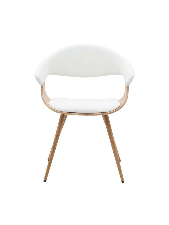 Devra Столички Трапезария White/Natural 1бр 55.5x53.5x77бр