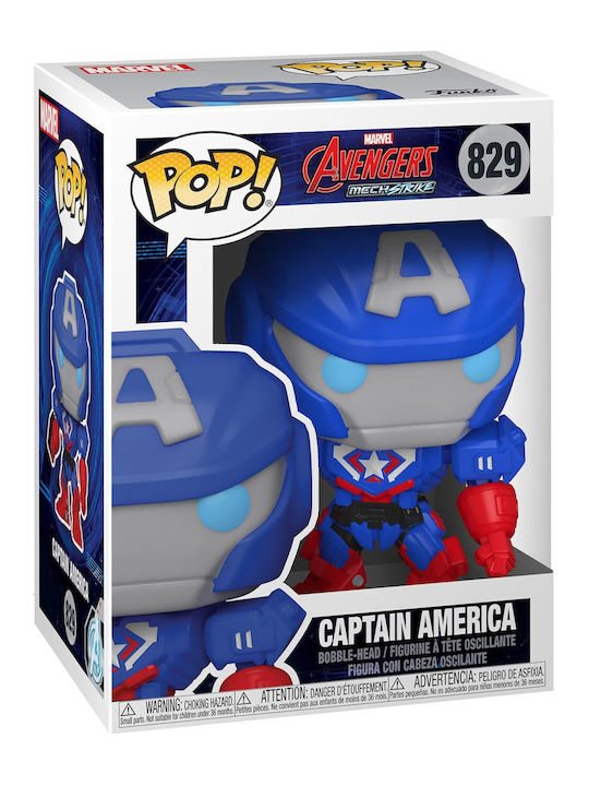 Funko Pop! Marvel: Captain America Bobble-Head