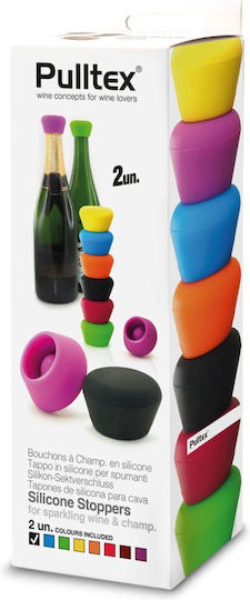 Πωματα Σαμπανιας Pulltex Silicone Stoppers 2 Τμχ