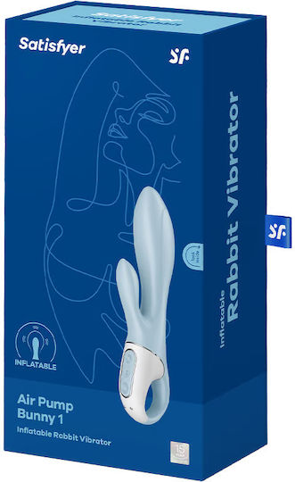 Satisfyer Air Pump Bunny 1 Δονητής Rabbit Γαλάζιος