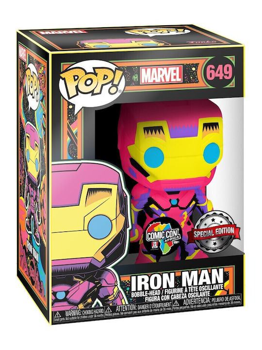 Funko Pop! Bobble-Head Marvel: Marvel - Iron Man 649 Special Edition