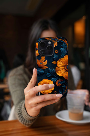 Θήκη Sonique 3d Flower Series Samsung Galaxy A23 5g Galaxy A23 4g Πορτοκαλί 01