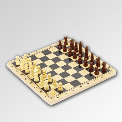 Desyllas Backgammon/Chess /Draughts Wood with Checkers 29x29cm