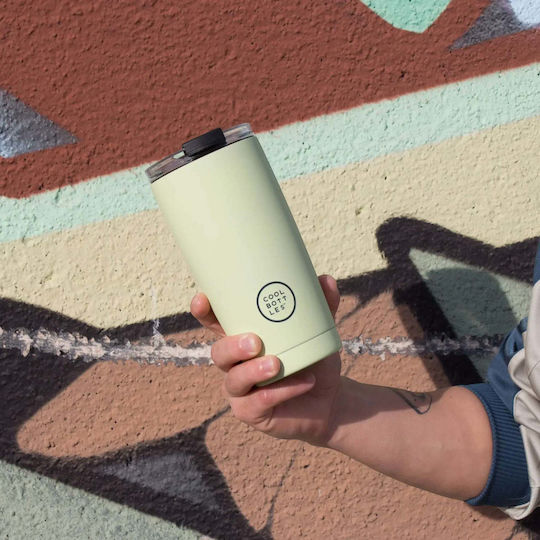 Cool Bottles Bottle Thermos Stainless Steel 330ml Soft Green