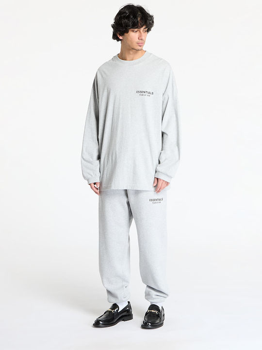 Langarmbluse Light Heather Gray