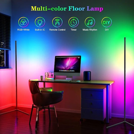 Benson LED Φωτιστικό Δαπέδου Υ140εκ. Μαύρο Benson LED Φωτιστικό Δαπέδου Υ140εκ. Μαύρο