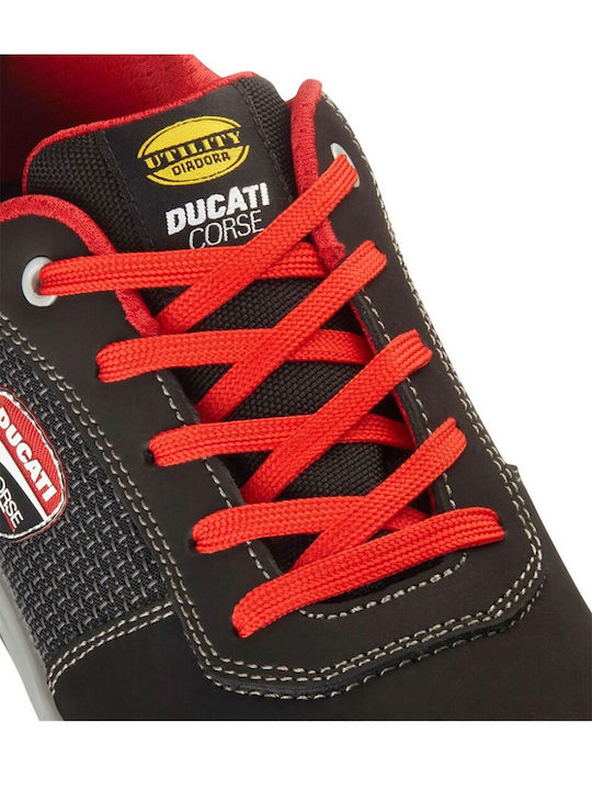 Utility Diadora Αδιάβροχο Παπούτσι Ασφαλείας Μαύρο S3S με Πιστοποίηση FO ,SR