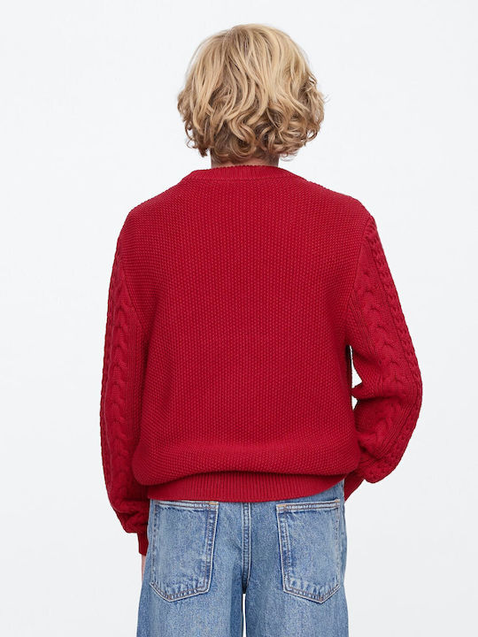 Pulover pentru copii Cu mânecă lungă sled red