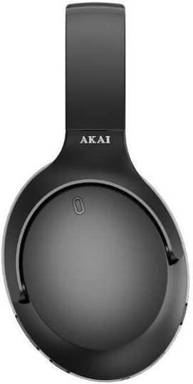 Akai Proffesional Wireless / Wired Over Ear Headphones with 25 hours of Operation Black