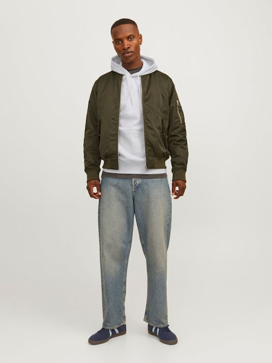 Sweatshirt mit Kapuze White Melange/grey