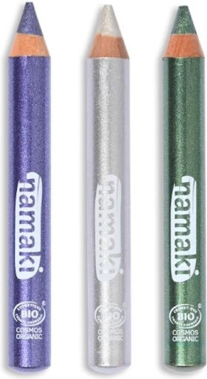 Set de 3 Creioane de Machiaj cu Sclipici Bio Namaki Moonlight