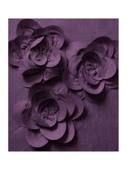 Silk Fashion Кариран 558 Лилаво 85x85бр