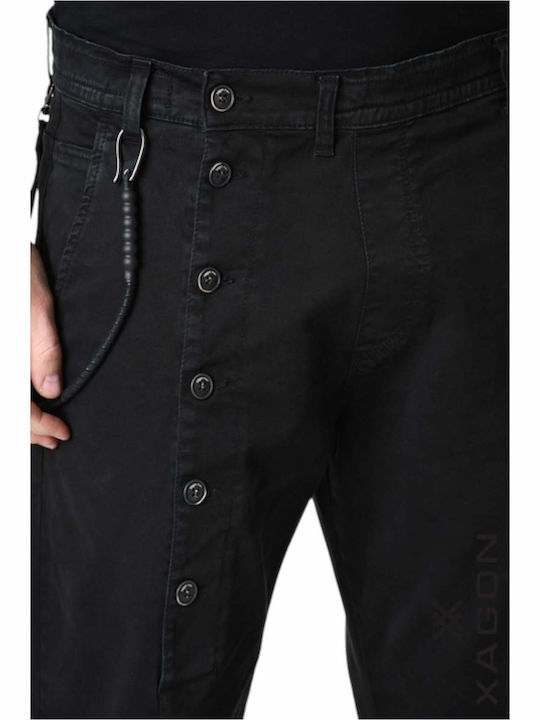 Pantaloni Elastic Black