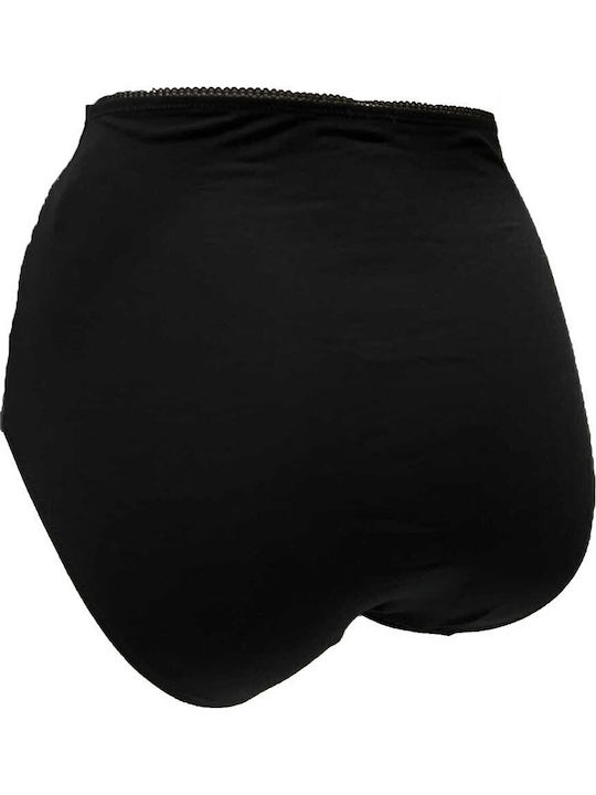 High Waist Women's Slip 2Pack Black