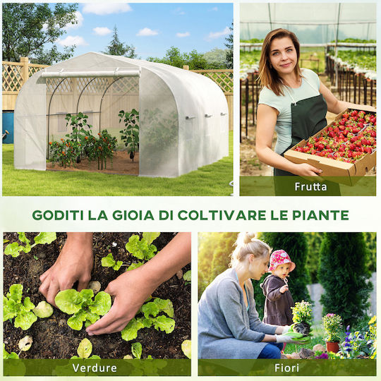 Outsunny 845-417 Seră Tunel 3.5x3x2m