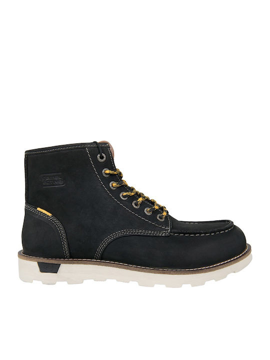 Piele Negru Ghete barbati