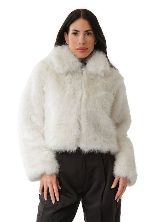 Silia D Women's Short Fur White