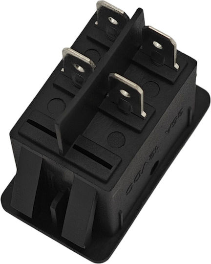 Ein-Aus-Schalter LED Rastknopf 12V