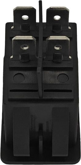 Ein-Aus-Schalter LED Rastknopf 12V