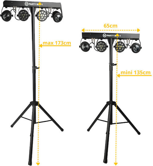 Light4me Φωτορυθμικό LED PAR DMX RGBW / RGBWA