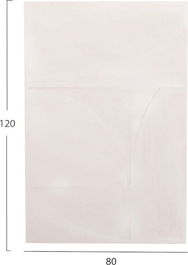 Hm4506 Серия картини Санторини Hm4506 MDF в цвят екрю 80x4 дебелина X120cm Код 0538032