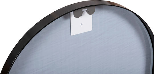 HomeMarkt Archer Като Огледало за Стена с Черен Металик Рамка 79x60см 1бр