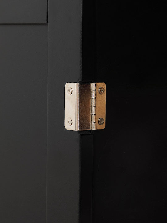 Επιδαπέδιο Ντουλάπι Μαύρο 89x45x89.5εκ.
