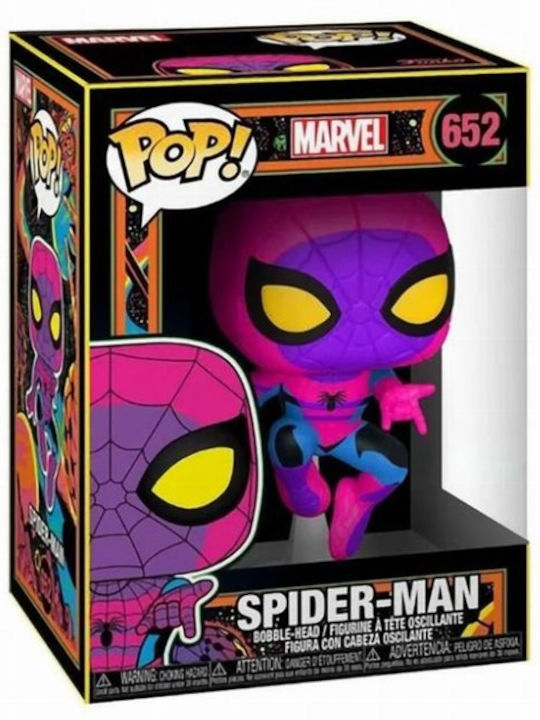 Funko Pop! Marvel: Spider-Man (Blacklight) Glows in the Dark Special Edition