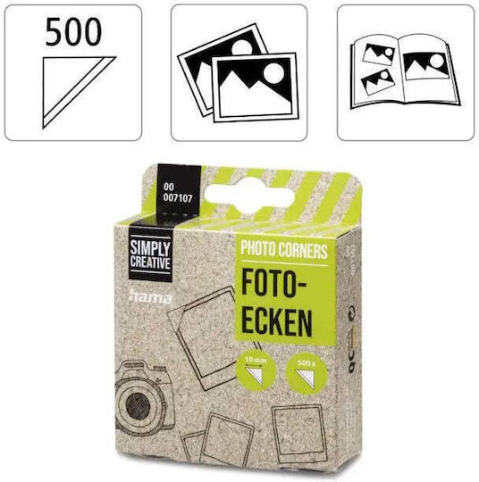 Selbstklebende Fotoecken Hama 500 Stück Transparent
