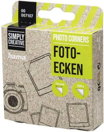 Selbstklebende Fotoecken Hama 500 Stück Transparent