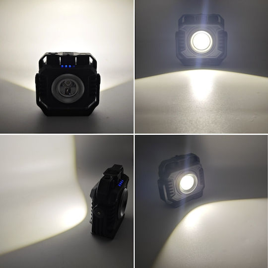 Arbeitsleuchte + LED-Taschenlampe Stufenlose Lichtfarbeneinstellung