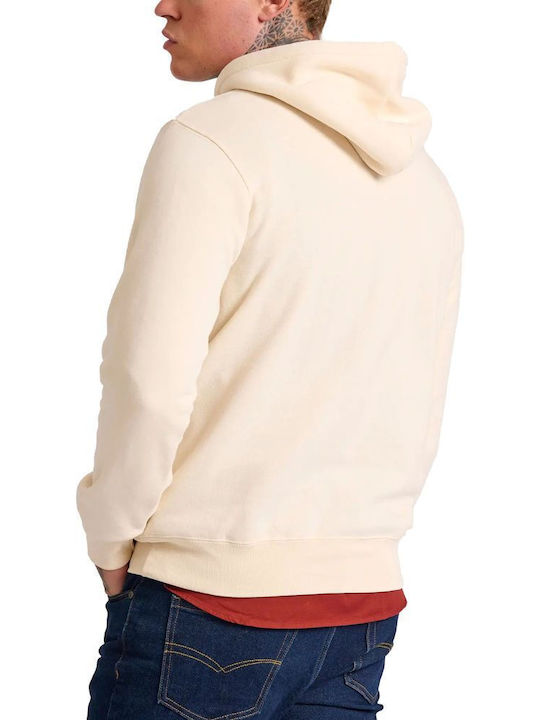 Funky Buddha Sweatshirt with Hood Ecru