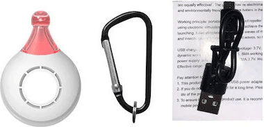 Ultrasonic Anti-Tick Lice Flea Device for Dogs White