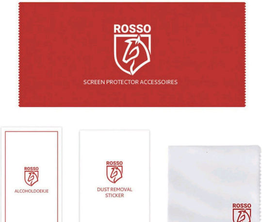 Rosso Tempered Glass Μαύρο (iPhone 17 / 17 Pro / 16 Pro)