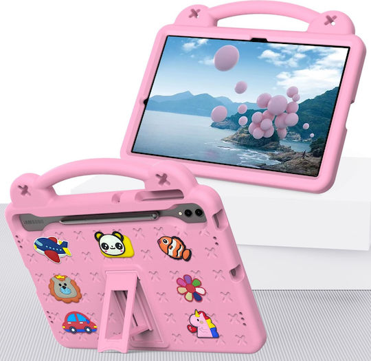 Durable Back Cover for Kids Pink Samsung Galaxy Tab S10 Plus
