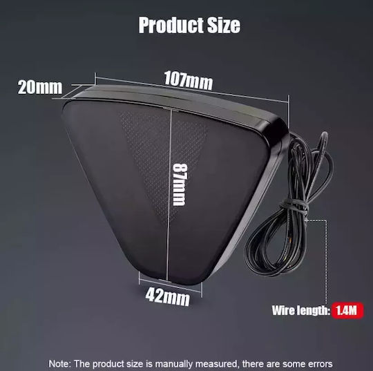 LED Car Light 12V V-Shaped Brake Function Type F1