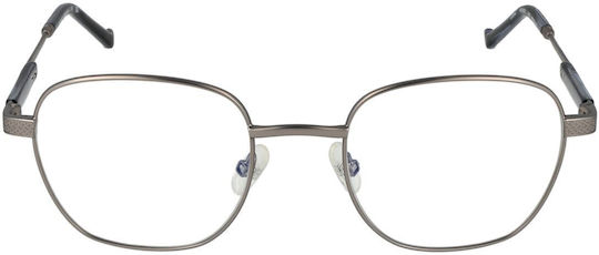 Hackett Мъжки Метален Рамка за Очила Сив HEB309-910