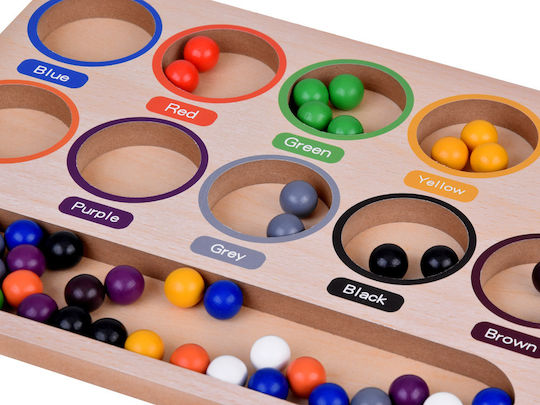 Jokomisiada Sorter Learning Colors Montessori Lernspiel Wissen aus Holz