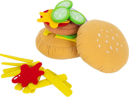 Legler Joc de gătit / Ustensile de bucătărie Hamburger cu cartofi prăjiți