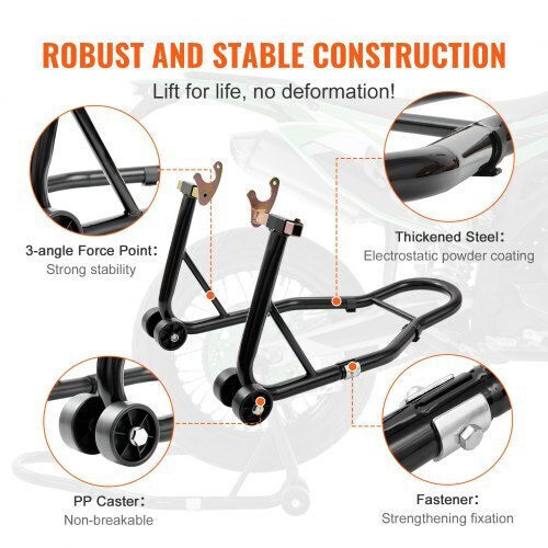 Vevor Motorcycle Front Wheel Stand with 9kg Maximum Weight