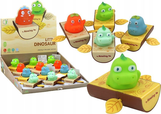 Dinosaur In A Boat Bath Toy (Various Designs/Assortment of Designs) 1pc