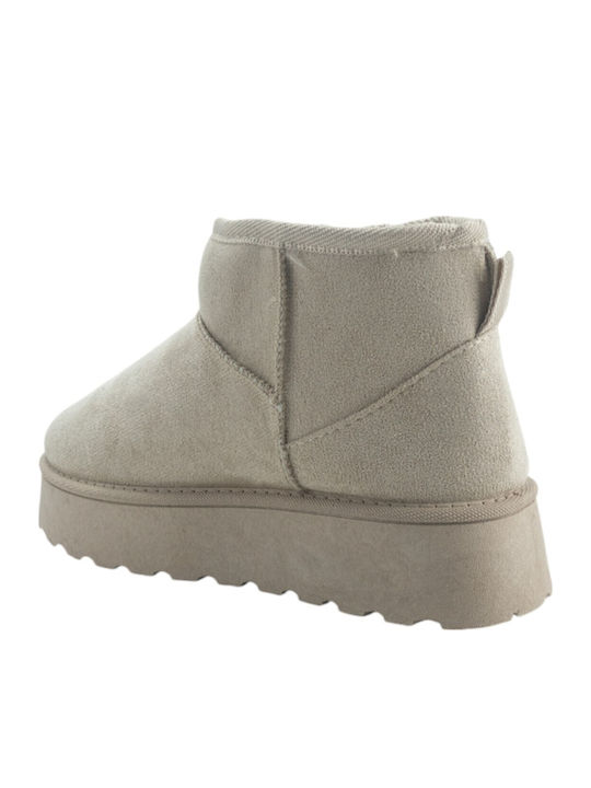 Stiefeletten Damen Khaki