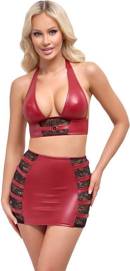 Red Top & Skirt L