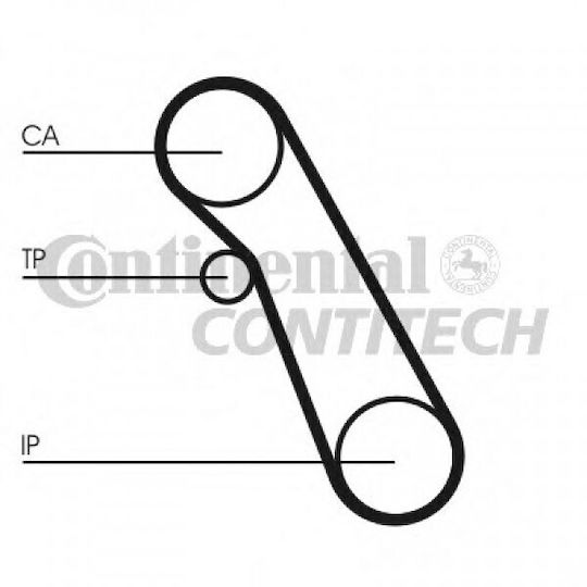 Ford C-max Dm2 Verteilungssatz Contitech Ct983k1