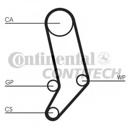 Volvo 850 Ls Distribution Kit Contitech Ct939k3
