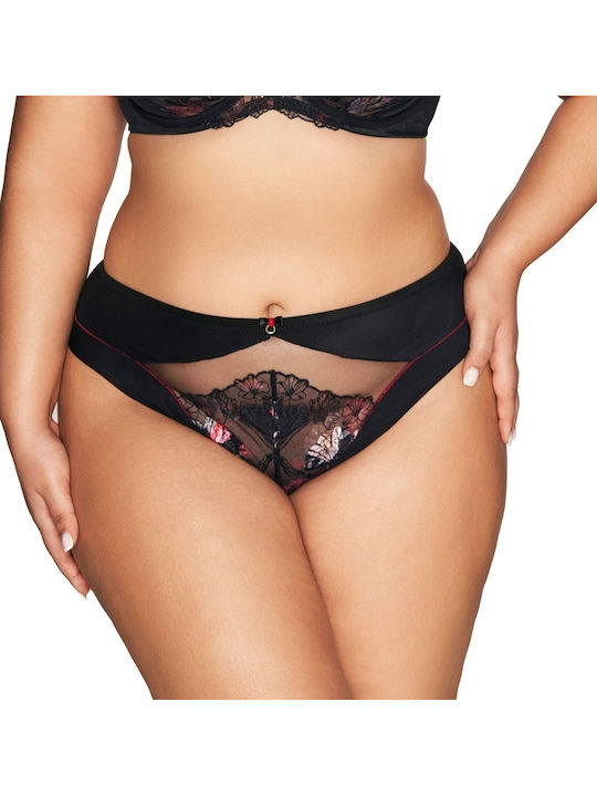 Women's Brazil with Lace Black