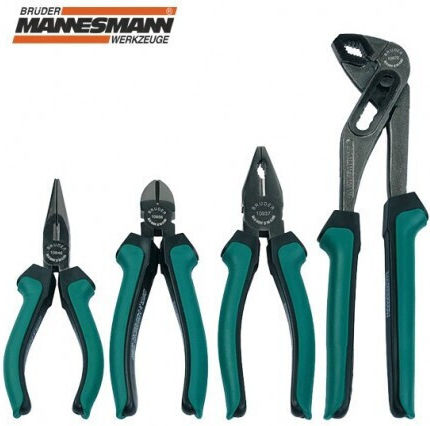 Mannesmann Werkzeugset 4-tlg M10997 Handwerkzeug-Set 4Stück